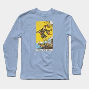 The Fool card (distressed) Long Sleeve T-Shirt